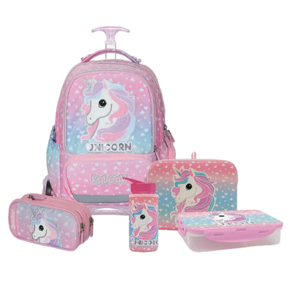סט Unicorn X-fix Trolly ורוד בהיר/גרדיאנט
