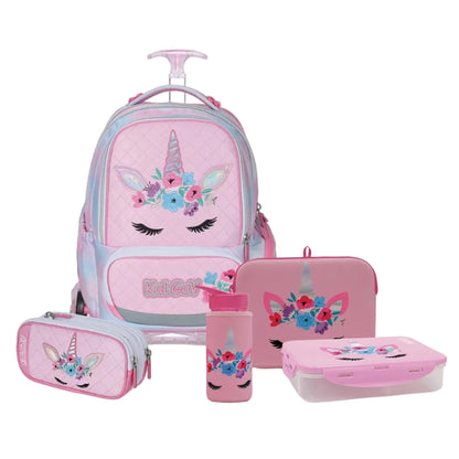 סט Unicorn Quilt X-fix Trolly ורוד
