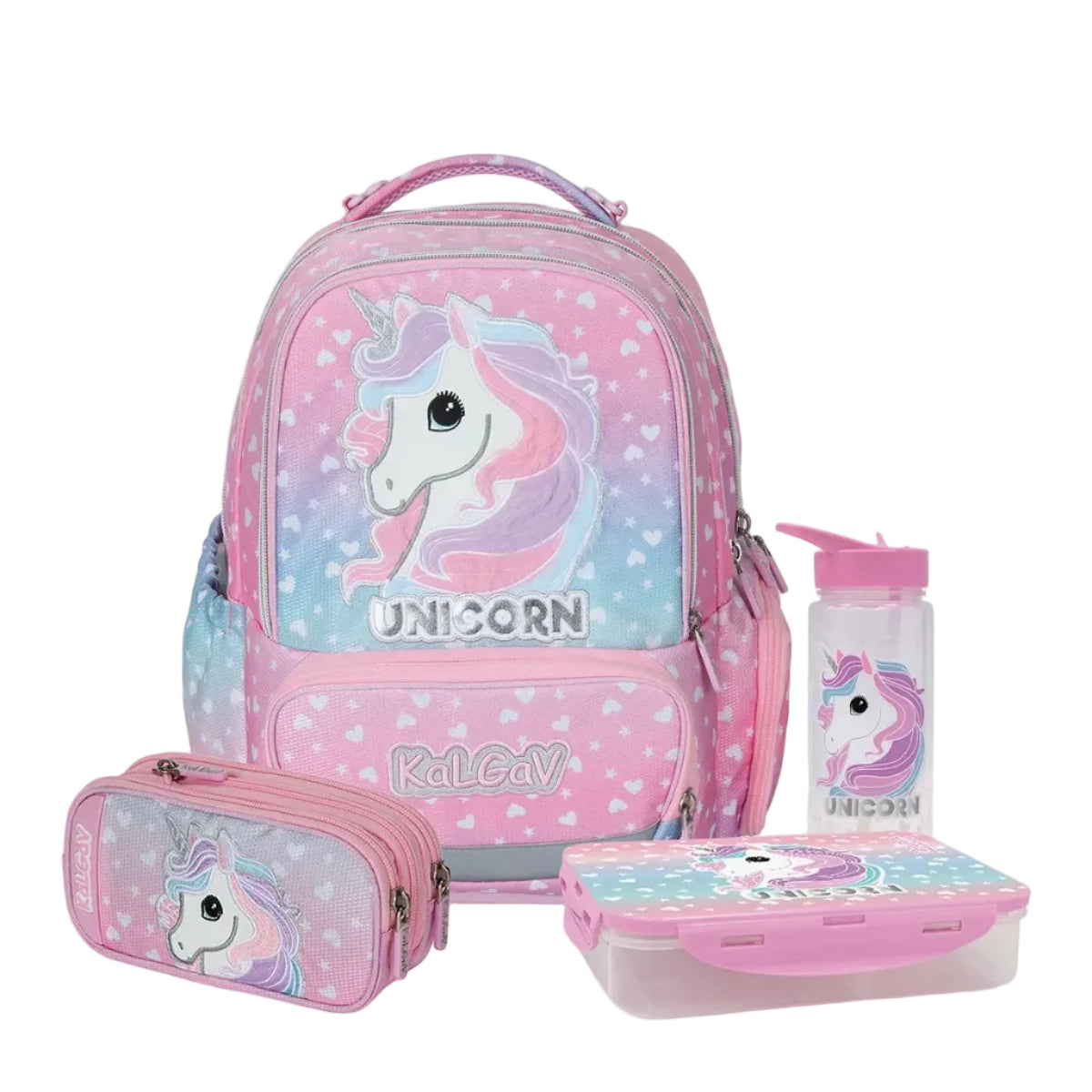 סט אורטופדי Unicorn X-Fix ורוד בהיר/גרדיאנט