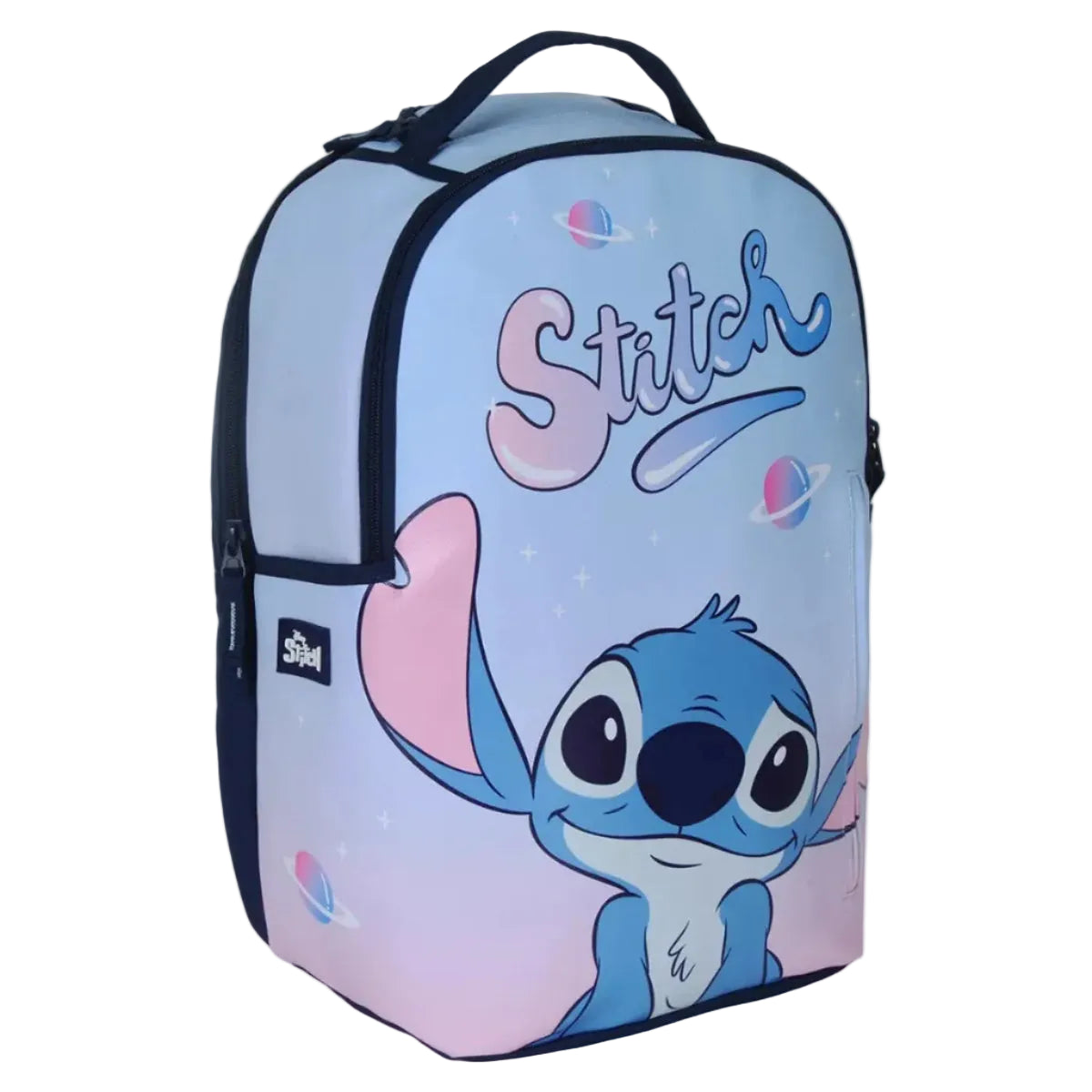 תיק+קלמר STITCH SPACE תכלת/ורוד 93815