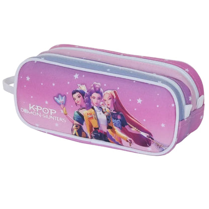 תיק+קלמר KPOP GROUP גרדיאנט ורוד 93818