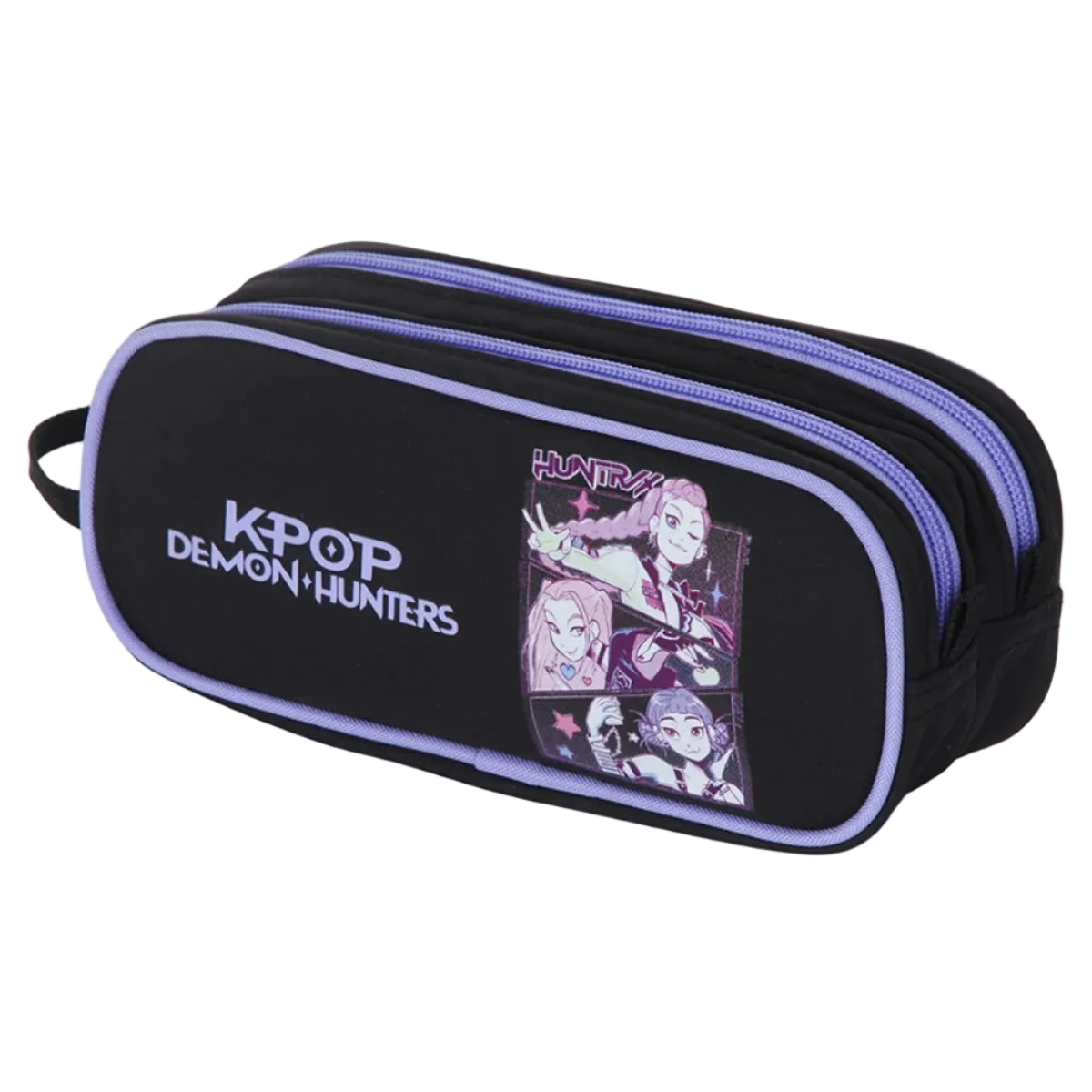 תיק+קלמר Kpop Purple Black שחור/סגול