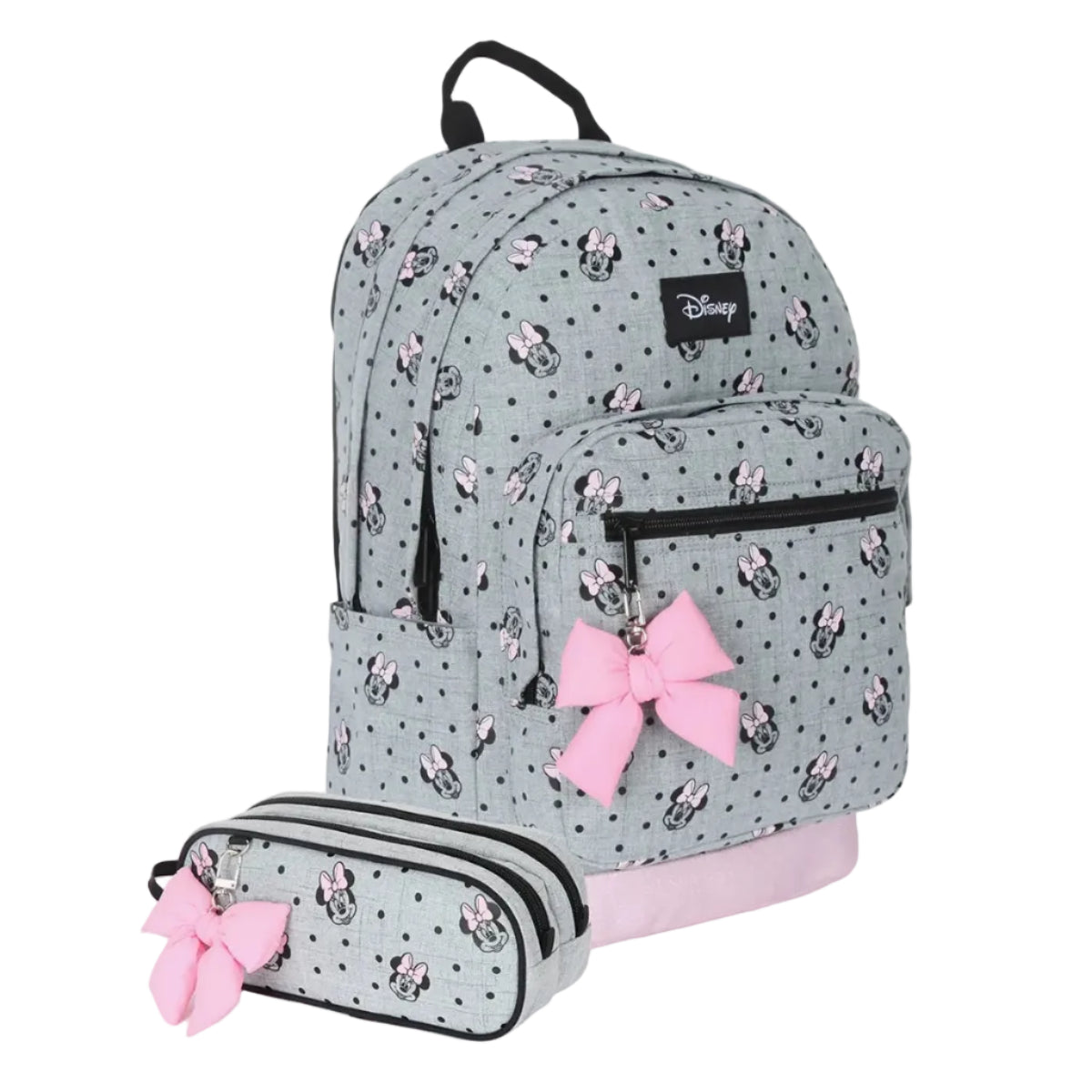 תיק+קלמר Disney Grey Minnie