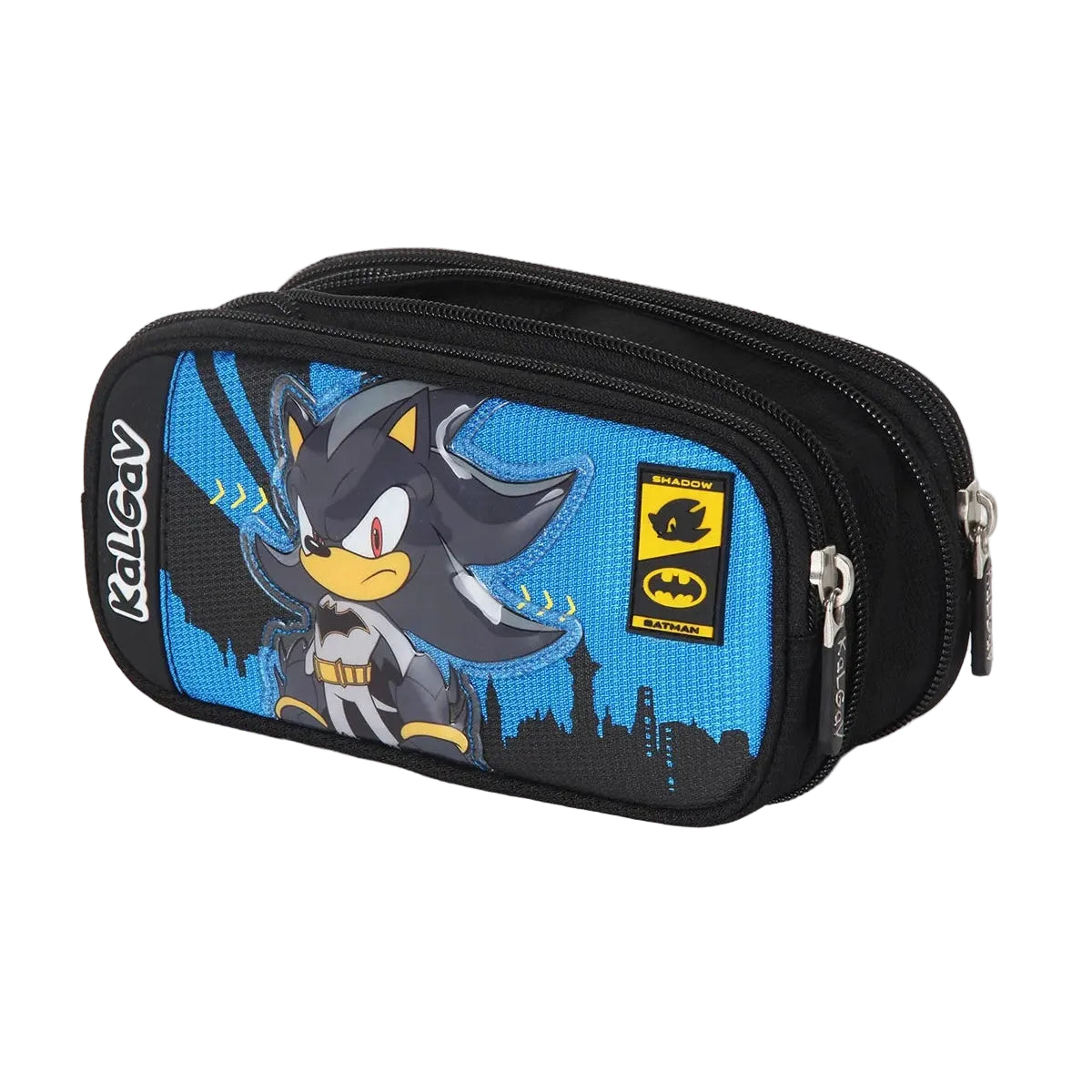 קלמר 2 תאים מתרחב Sonic DC שחור/כחול
