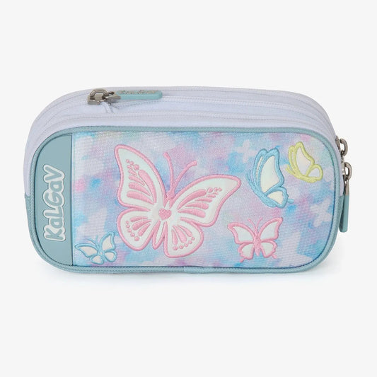 קלמר 2 תאים מתרחב BUTTERFLY ורוד בהיר 785676
