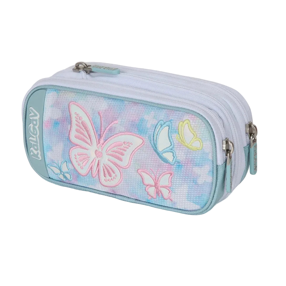 קלמר 2 תאים מתרחב BUTTERFLY ורוד בהיר 785676