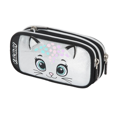 קלמר 2 תאים מתרחב CAT שחור/כסוף 785678