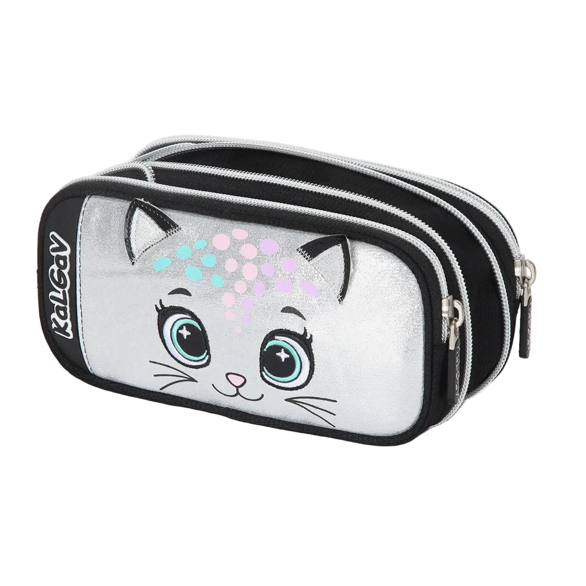 קלמר 2 תאים מתרחב CAT שחור/כסוף 785678