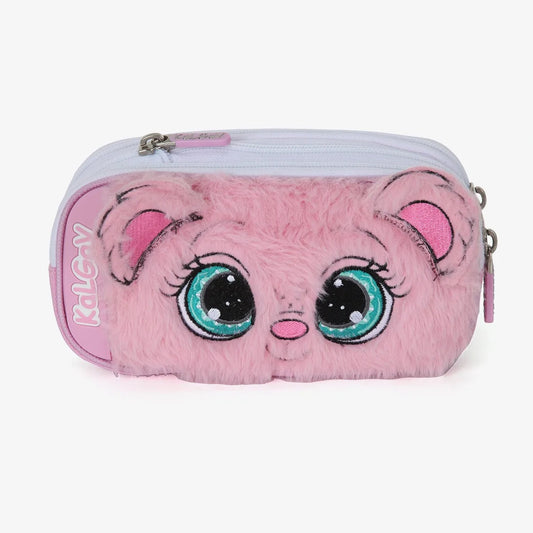 קלמר 2 תאים מתרחב KOALA ורוד/פרווה 785679