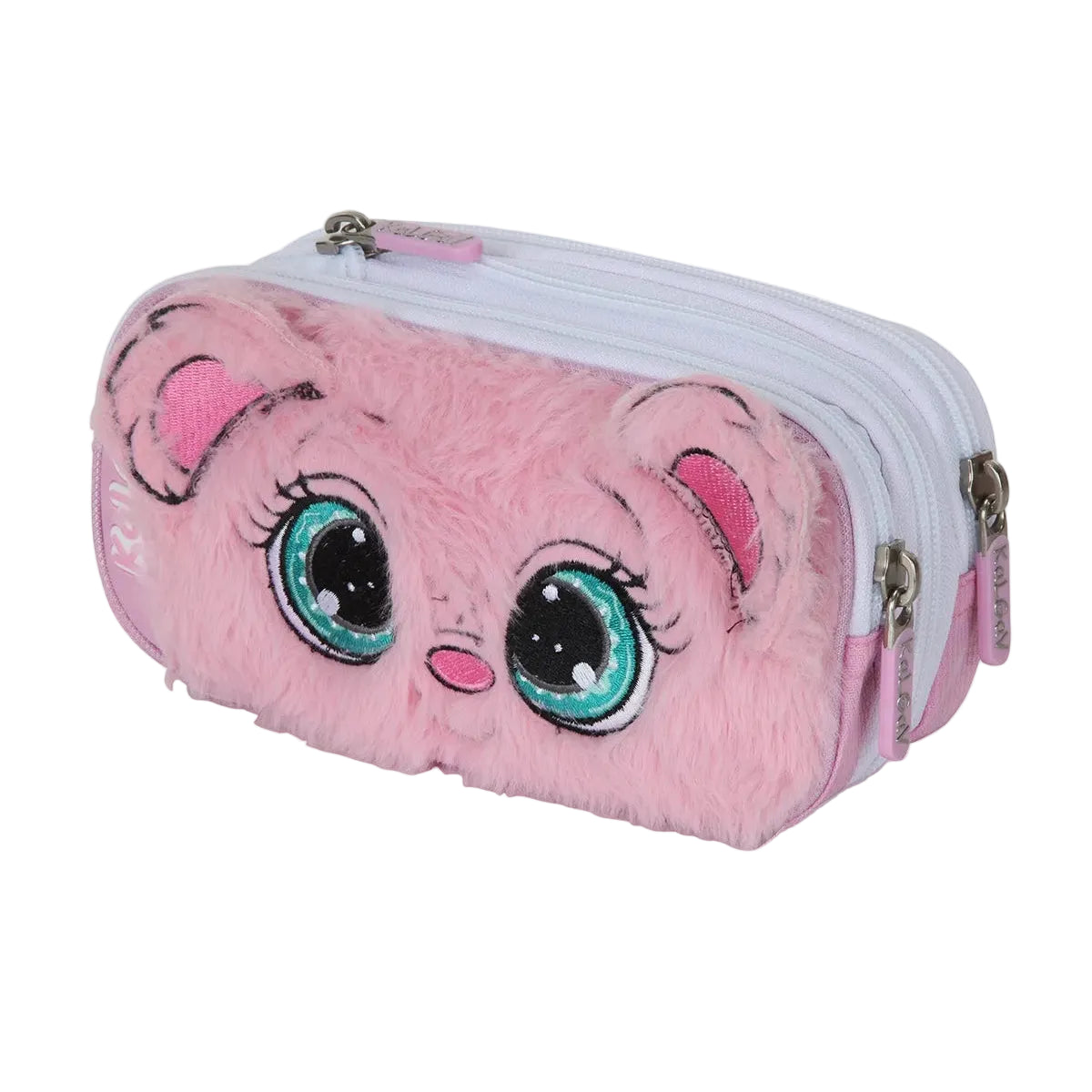 קלמר 2 תאים מתרחב KOALA ורוד/פרווה 785679