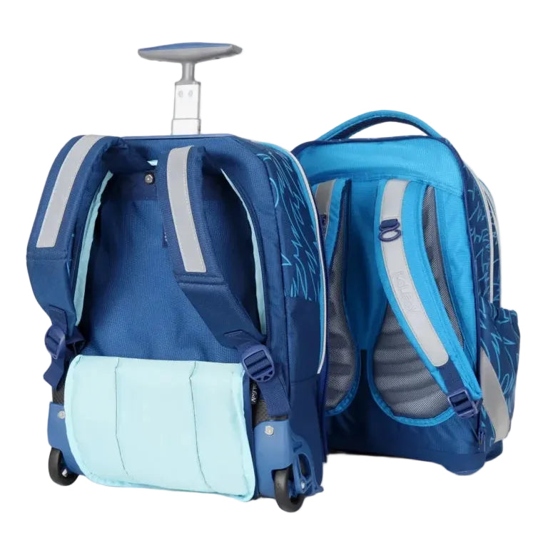 סט תיק טרולי אורטופדי וקלמר Itrolly Batman כחול