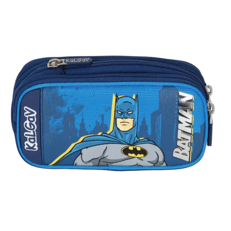 סט תיק טרולי אורטופדי וקלמר Itrolly Batman כחול