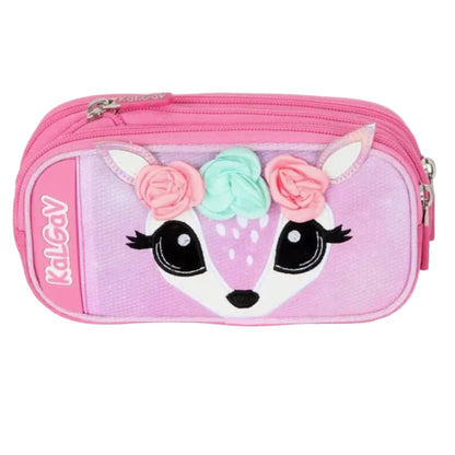 סט תיק טרולי אורטופדי וקלמר Itrolly Deer לילך