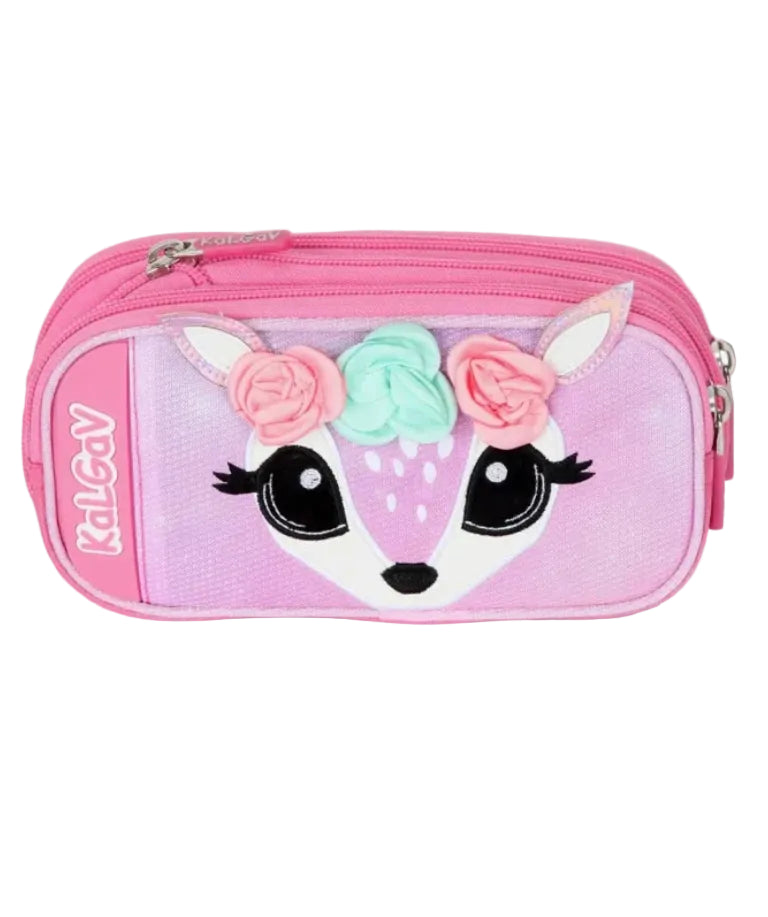 סט תיק טרולי אורטופדי וקלמר Itrolly Deer לילך