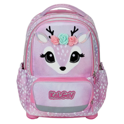 סט תיק טרולי אורטופדי וקלמר Itrolly Deer לילך