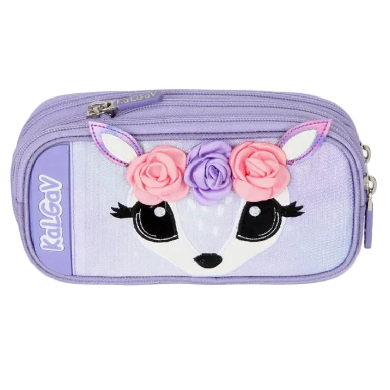 סט תיק טרולי אורטופדי וקלמר Itrolly Deer ורוד