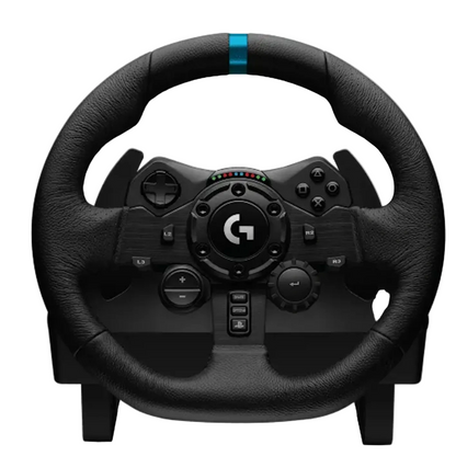 הגה מרוצים Logitech G923 Trueforce + ידית הילוכים תואמת PS5/PS4/PC