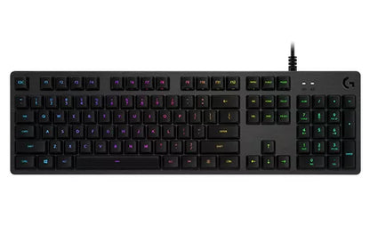 מקלדת גיימינג מכאנית Logitech G512 RGB Carbon - מתג GX Blue Carbon