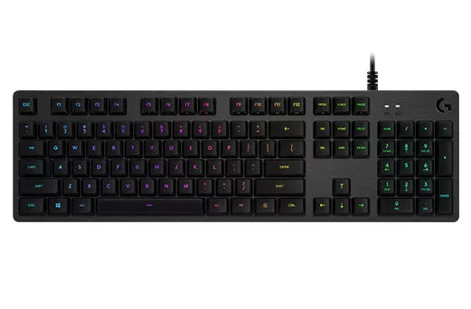 מקלדת גיימינג מכאנית Logitech G512 RGB Carbon - מתג GX Blue Carbon
