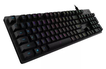 מקלדת גיימינג מכאנית Logitech G512 RGB Carbon - מתג GX Blue Carbon