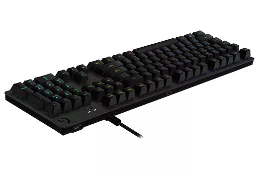 מקלדת גיימינג מכאנית Logitech G512 RGB Carbon - מתג GX Blue Carbon