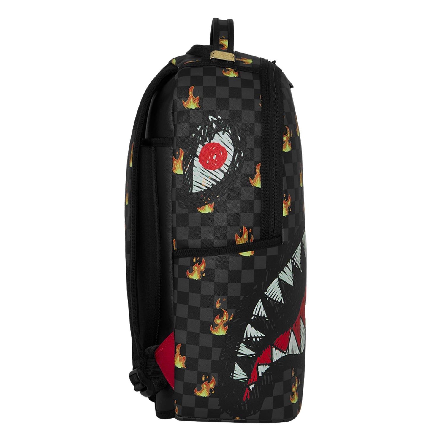 תיק גב  Sprayground Scribble Fire Check
