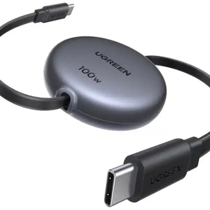 כבל Type-c To C 100w Retractable אפור Ugreen