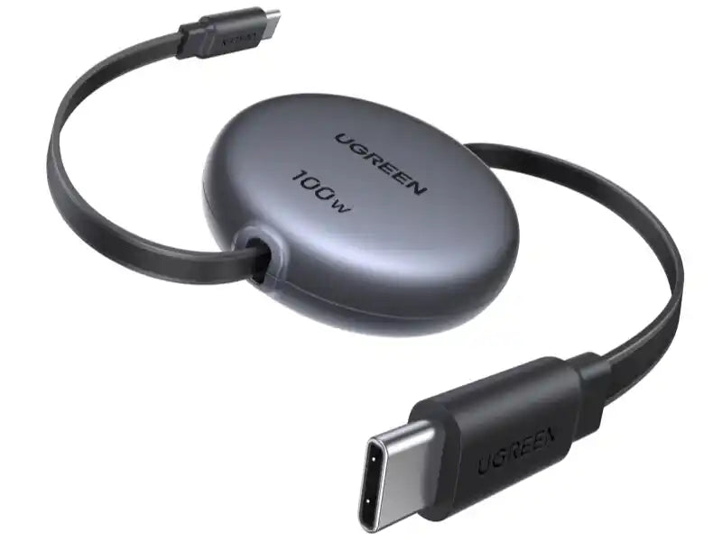 כבל Type-c To C 100w Retractable אפור Ugreen