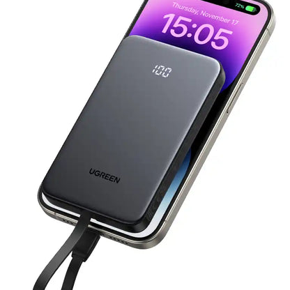 סוללת גיבוי 10000mah 20w 1c1a With שחור Ugreen
