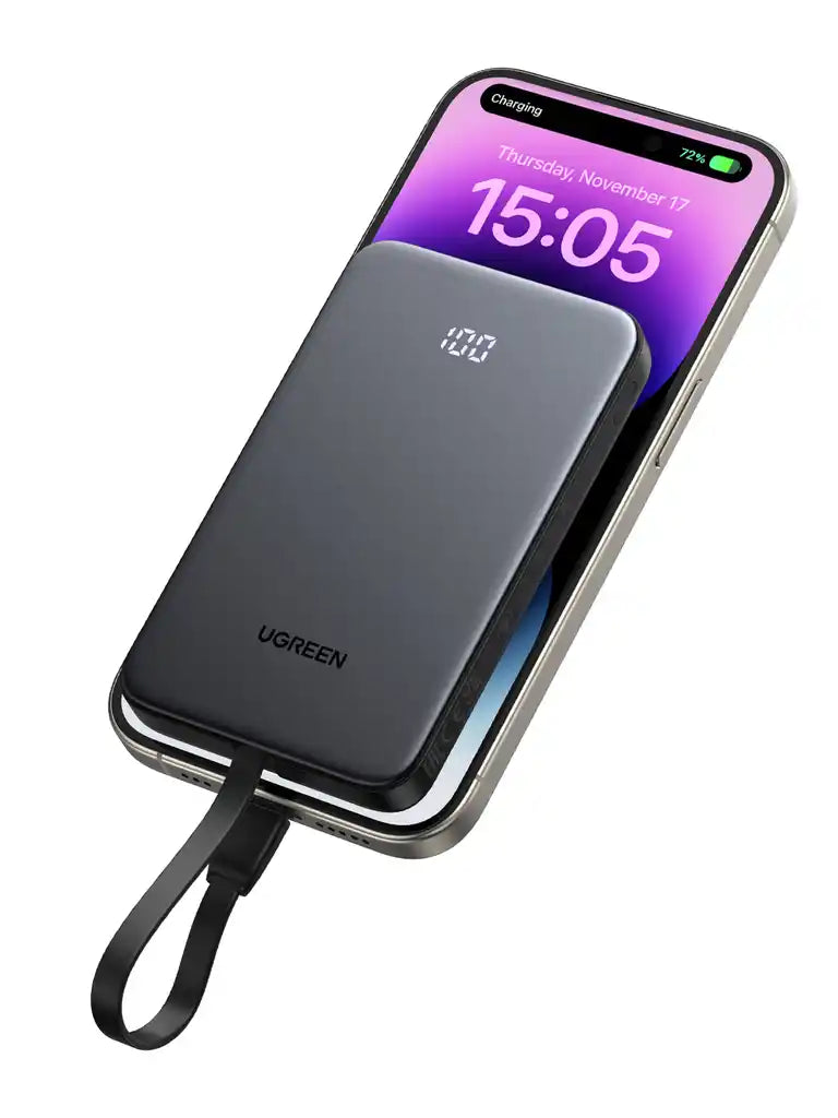 סוללת גיבוי 10000mah 20w 1c1a With שחור Ugreen