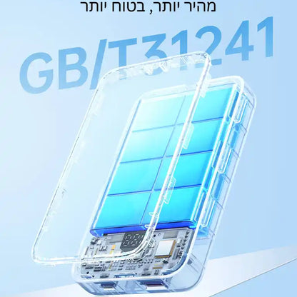 סוללת גיבוי 10000mah 20w 1c1a With שחור Ugreen
