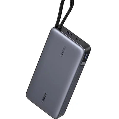 סוללת גיבוי 165w 25000mah עם כבל Type-c אפור Ugreen