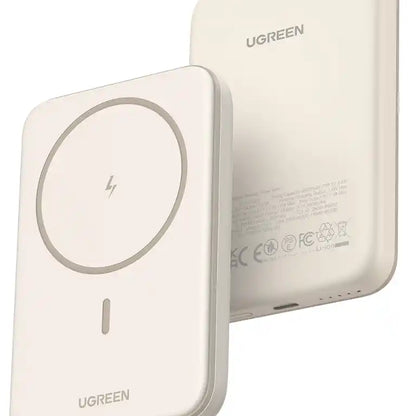 סוללת גיבוי 5000mah 20w Magnetic Wireless לבן Ugreen