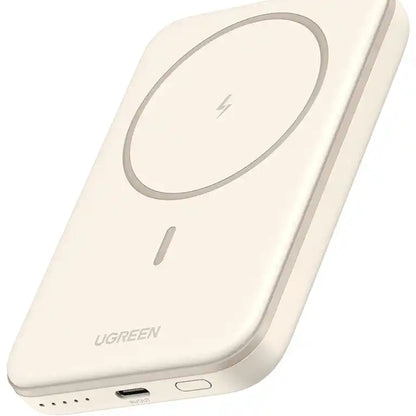 סוללת גיבוי 5000mah 20w Magnetic Wireless לבן Ugreen