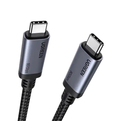 כבל Type-c To C Usb4 Gen4 80gbps/240w שחור Ugreen