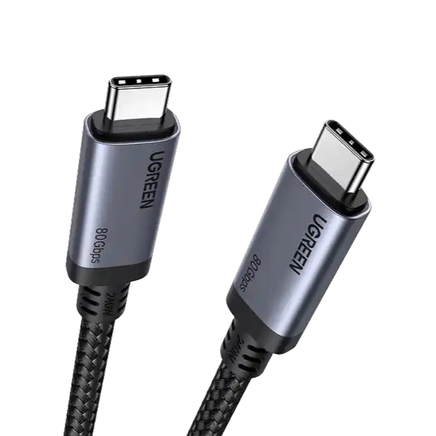 כבל Type-c To C Usb4 Gen4 80gbps/240w שחור Ugreen