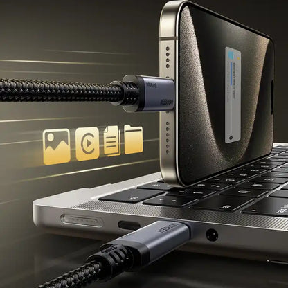 כבל Type-c To C Usb4 Gen4 80gbps/240w שחור Ugreen
