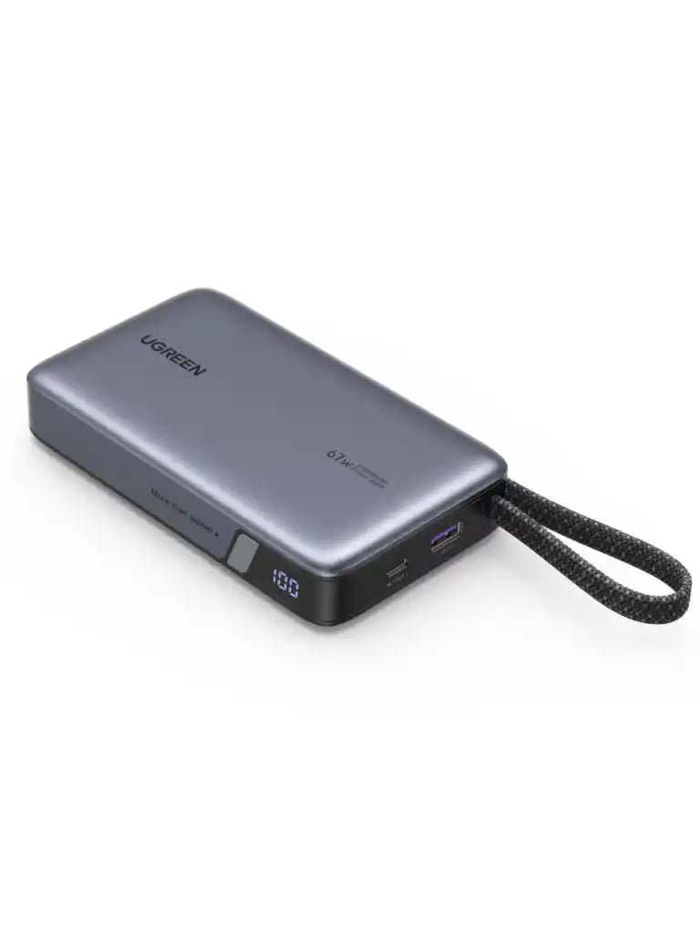 סוללת גיבוי 20000mah 67w 2c1a כבל Type-c מובנה Ugreen