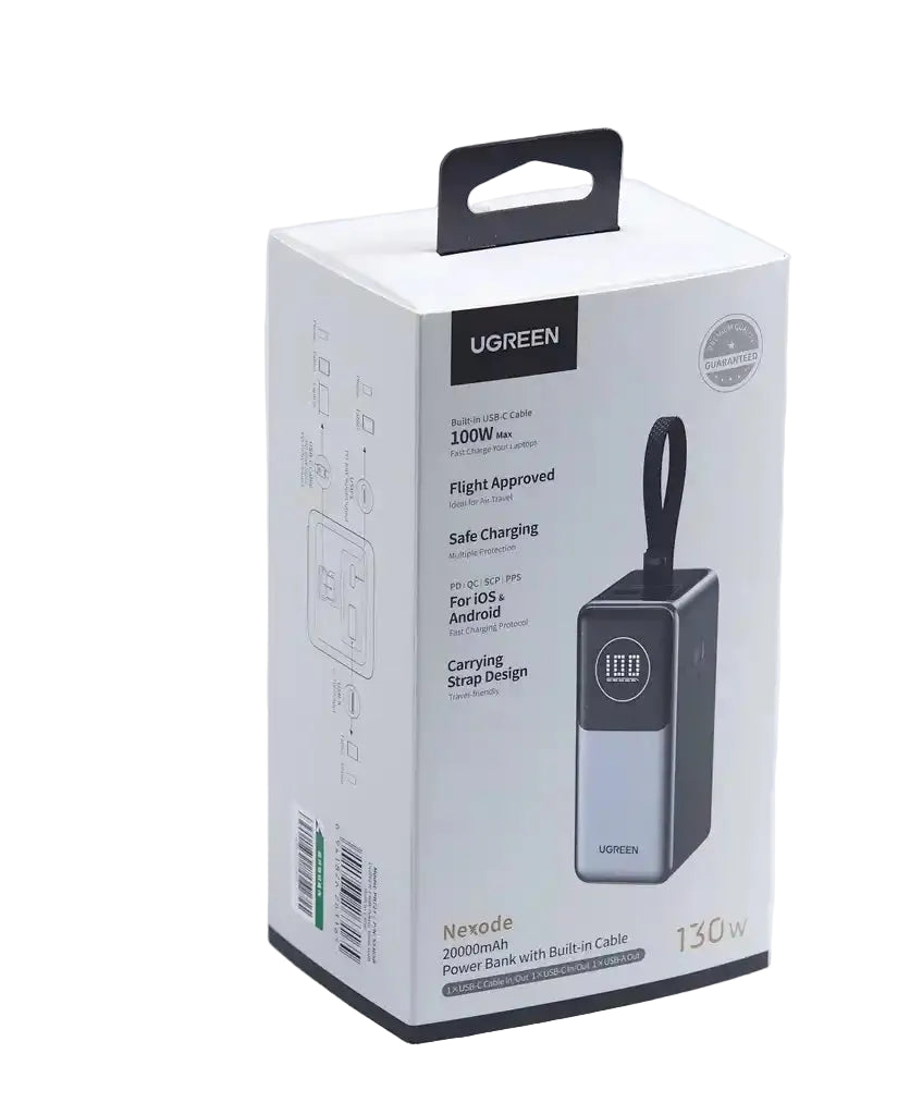 סוללת גיבוי Nexode 20000mah 130w אפור Ugreen