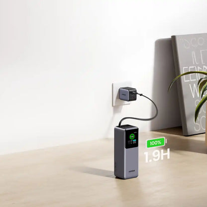 סוללת גיבוי 165w 20000mah עם כבל Type-c אפור Ugreen