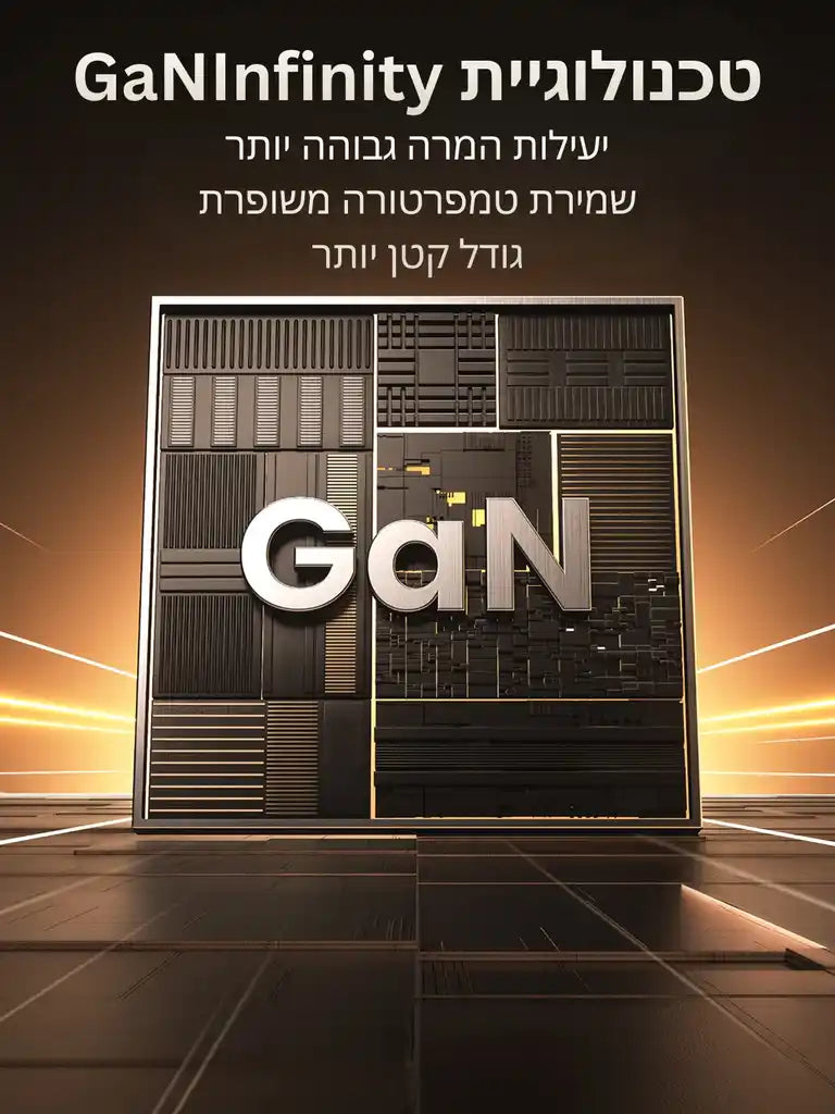 מטען עם כבל נגלל Nexode Pro 45w 2c1a אפור Ugreen