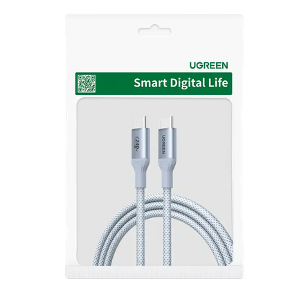 כבל 240w Type-c To Type-c Pd כסוף Ugreen