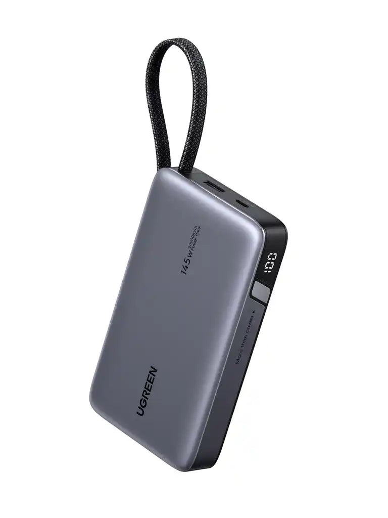 סוללת גיבוי 145w 20000mah עם כבל Type-c אפור Ugreen