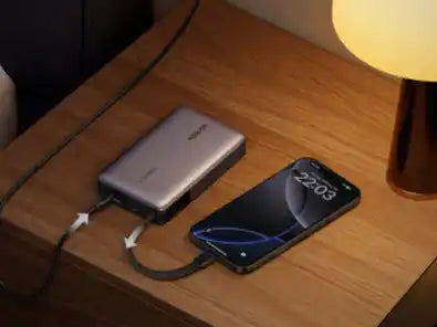 סוללת גיבוי 145w 20000mah עם כבל Type-c אפור Ugreen