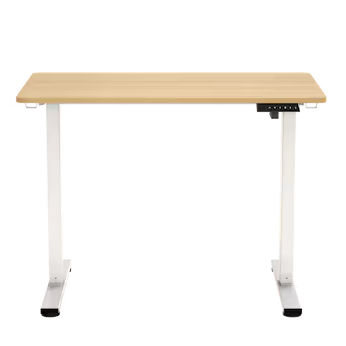 שולחן חכם מתכוונן לבן עץ 100 ס"מ SMARTER- SMART TABLES