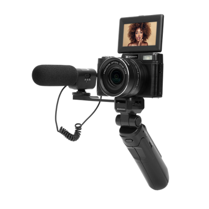 מצלמת וולוגים AGFA Vlogging Kit VLG-4K Optical Zoom x8