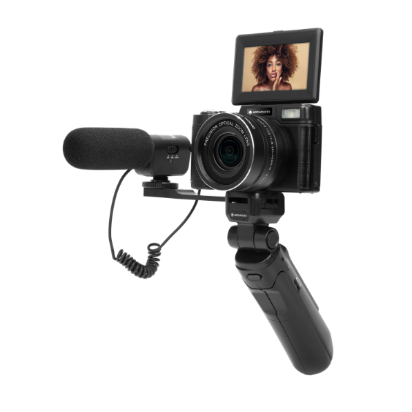 מצלמת וולוגים AGFA Vlogging Kit VLG-4K Optical Zoom x8