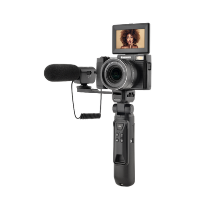 מצלמת וולוגים AGFA Vlogging Kit VLG-4K Optical Zoom x8