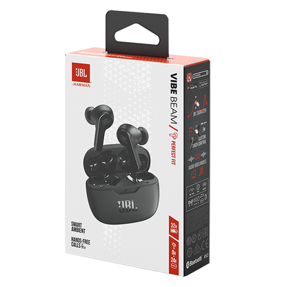 אוזניות אלחוטיות JBL VIBE BEAM TWS - שחור
