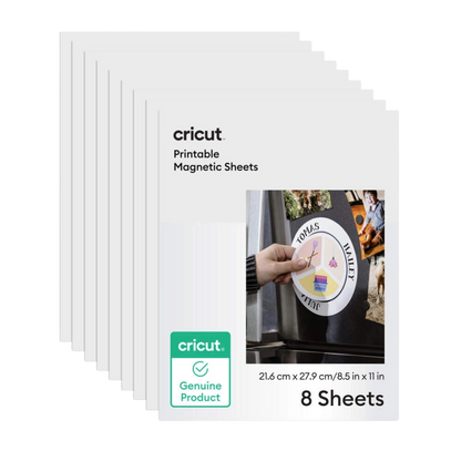 דפי מגנט (8 יח') Cricut Printable Magnet Sheets